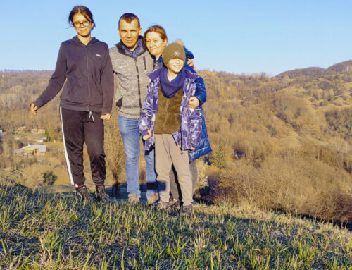 Julehilsner fra medarbejderne i Rumænien m. familie